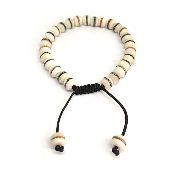 Pulsera Mala Hueso Arcoíris - Imagen 2