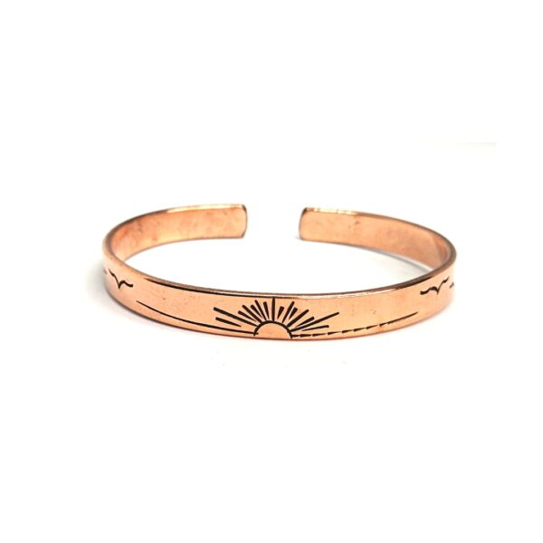 Pulsera brazalete cobre Amanecer