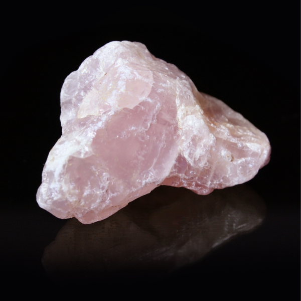 colgante piedra semipreciosa cuarzo rosa - Imagen 2